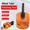 thumbnail image 6 of YAHHU Copper Pipe Cleaner Set for Electric Drill Heavy Duty 1/2 Inch / 12 mm Hex Shank Copper Tube Polishing Tool Wire Brush Rust Remover Metal Cleaning Kit with 2 Stainless Steel Replacement Brushes, 6 of 9