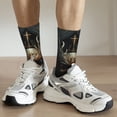 thumbnail image 6 of KLL Vintage Ornate Skull Print Cool Socks Men's Women's Crew Socks Funny Crazy Novelty Stockings, 6 of 6