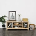 thumbnail image 2 of Cloud Mountain Wood Universal TV Stand For TVs up to 50" in Taupe Oak, 2 of 11