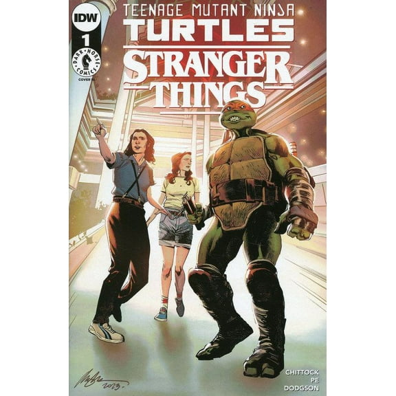 Teenage Mutant Ninja Turtles X Stranger Things #1F VF ; IDW Comic Book