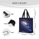 thumbnail image 3 of Balery Planets Stars And Galaxies Bolsa de Mano para Mujeres con Cremallera, Bolsa de Gimnasio con Compartimentos, Bolsa para Laptop, Bolsa para Trabajo, 3 of 7