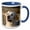 Blue/White, variant on 3drose, Yellow Labrador Retriever Dog - Na02 Zmu0100 - Zandria Muench Beraldo, 11oz Magic Transforming Mug