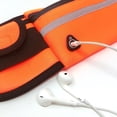 thumbnail image 5 of Wrapables Adjustable Neoprene Running Belt, Waterproof Fanny Pack, Workout Pouch for Running Jogging Hiking, Orange, 5 of 8