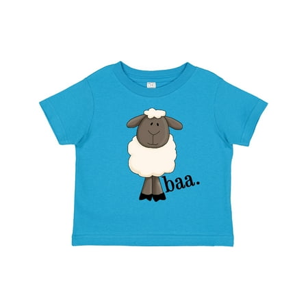 

Inktastic Baa. Cute Sheep Design Gift Toddler Boy or Toddler Girl T-Shirt