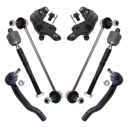 TRQ Front Steering & Suspension Kit Fits 2013-2018 Toyota Avalon 2012-2017 Camry PSA73465