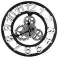 thumbnail image 3 of Craftsmanship Durable Retro Gear Clock, Gear Wall Clock, Office For Home Decor, 3 of 8