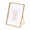 Gold, variant on Gold 6x8''Floating Photo Frame,For Photo Sizes (3.5x5''4x6''5x7'' 6x8"),Simple Metal beaded floating Picture Frames for Tabletop/Shelf,Classy Gift Choice for Thanksgiving,Wedding