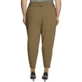thumbnail image 2 of Calvin Klein Womens Plus Stretch Tapered Ankle Pants, 2 of 2