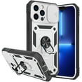 thumbnail image 2 of Estuche para iPhone 13 Pro Max con soporte y cubierta deslizante para cámara Levamdar CZDZ-HY222-5, 2 of 5