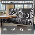 thumbnail image 4 of Uorisanigo Camper Accessories RV Dinette Cushion Covers Replacement Camper Cushions Cover Comfortable Polynesian Tattoo Print Couch Cushion Slipcovers Soft Sofa Furniture Protection, 4 of 7