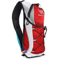 Water Buffalo Hydration Backpack - Lightweight Hydration Pack with 2L Water Bladder - Water Backpack for Hiking, Running, Biking, and Raves - Road Runner 12L Hydropack Backpack