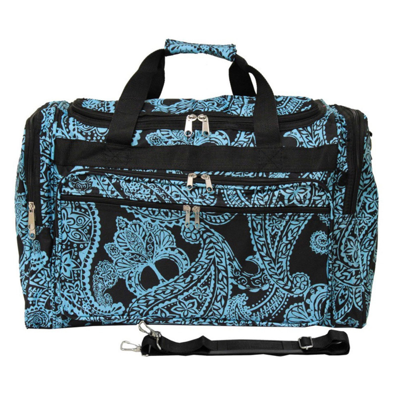 World Traveler Paisley 22 in. Travel Duffel Bag by World Traveler