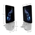 thumbnail image 7 of PhooArto Galaxy Blue Music Melody Plug in LED Night Light Auto Sensor Dusk to Dawn Decorative Night for Bedroom, Bathroom, Kitchen, Hallway, Stairs, Baby's Room, Energy Saving, 7 of 7