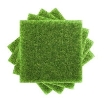 SEWACC 4Pcs Artificial Grass Mats for Indoor and Outdoor Use by Hobbyists