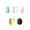 @001-Multicolor, variant on YiJuHui Fridge Magnets Cute Mini Ceramic Vase Funny Refrigerator Magnets Decorative Magnet For Kitchen Whiteboard Office Locker Home Organizer