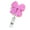 Pink, variant on ROZYARD Bowknot Badges Holder with Metal Pocket Clip for Student Teacher Doctor Nurse Badges Card Holder Retractable Badges Reel