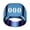 Blue 000, variant on 18mm Wide Square Stainless Steel Ring for Men Lucky Number 000-999 Flat Top Band Vintage Chunky Signet Finger Ring Gold 000 Size 10