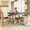 # 2:Walnut+Gray, variant on Harper & Bright Designs Classic 6 Pieces Dining Set Wooden Rectangle Table and 4 Chairs with Bench for Kitchen Dining Room, Brown+Cottage White
