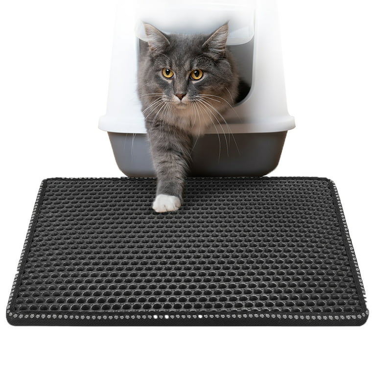CoSoTower Cat Litter Mat, Litter Box Trapping Mat, 21 x 14 Inch