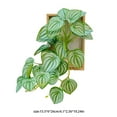 thumbnail image 3 of TIMIFIS Wooden Hanging Decorations, Wooden Rectangular Photo Frame Hanging Decorations High Class Feeling Living Room Green Wall Decorations Faux Rattan Wall Decorations Home Decor, 3 of 6