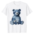thumbnail image 2 of NuoCaiYun T-Shirts for Women Loose Printed Round Neck Short Sleeve Daily Casual Tops Summer Tee Shirts, 2 of 6