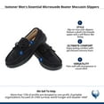 thumbnail image 5 of Isotoner  Essential Microsuede Boater Moccasin Slippers (Men), 5 of 5