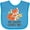 Turquoise, variant on Inktastic Daddy Loves Me Woodland Fox Boys or Girls Baby Bib