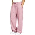 thumbnail image 3 of WOYY Girls Athletic Pants High Waisted Straight Sweatpants Casual Sports Trousers, 3 of 4