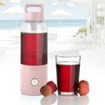 thumbnail image 2 of Mixeur Portable Rechargeable USB 500ML Extracteur de Jus pour Milkshake (Rose), 2 of 9