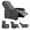 Gray, variant on LAZY BUDDY Recliner Chair for Adults, 3 in 1 Adjustable Single Recliner Sofa with Thicker Seat Cushion and Side Pocket, Home Theater Seating with Backrest and Footrest, for Living Room