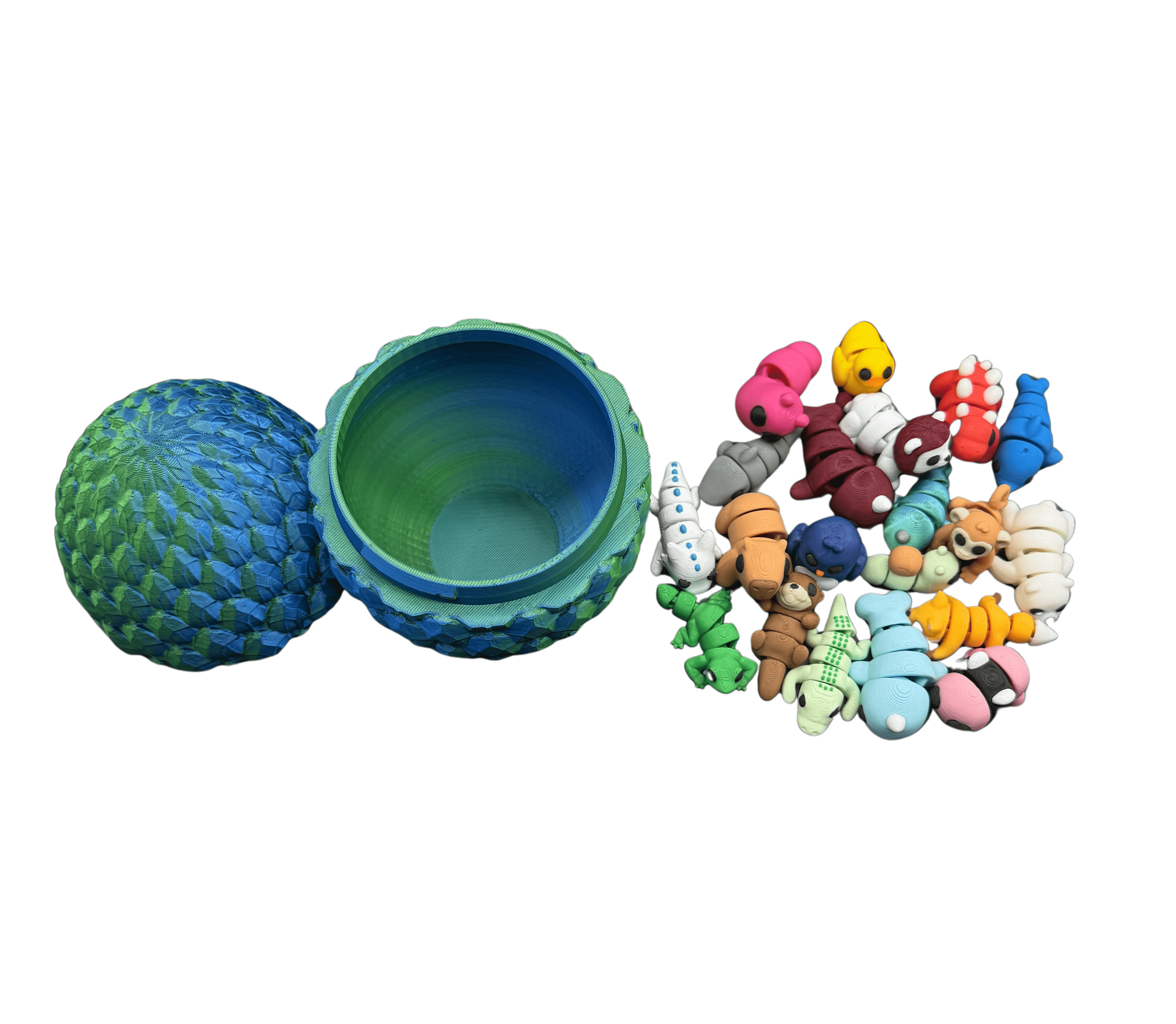 20pc Mystery Mini Animals Pack in Gemstone Dragon Egg