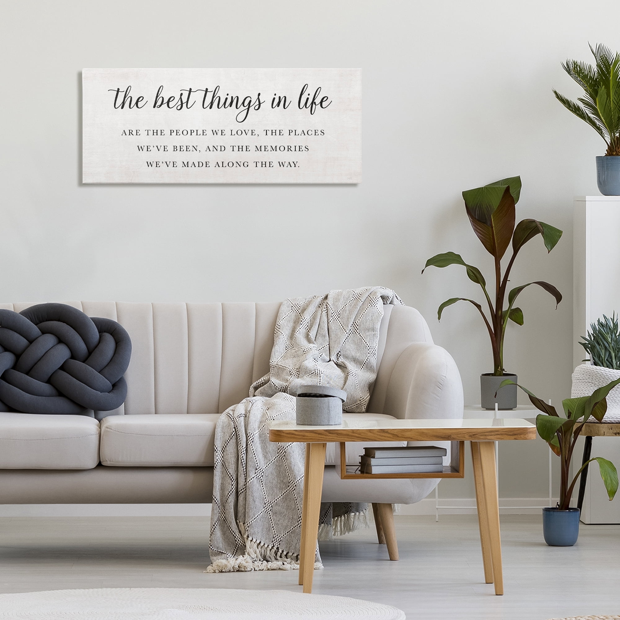 Stupell Industries Best Things In Life Uplifting Canvas Wall Art, design by Natalie Carpentieri