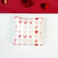 thumbnail image 2 of Valentine''s Day Pillow Cover 12x20 Red Pink Heart Watercolor Decoration Valentine Lumbar Throw Cushion Case for Bedroom Sofa Couch Home Decor, 2 of 6