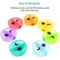 thumbnail image 2 of Amdohai Capsules Box Container 7 Seperate Boxes with Date And Sun/Moon Marks, 2 of 9