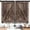 A Wooden Barn Door Brown Z, variant on Black Botanical Kitchen Curtains Wildflower Plant Leaves Bathroom Window Curtains Rustic Floral Curtain Treatment Drapes Cafe Small Bedroom Short Curtains Fabric 2 Panels 27.5x36 Inch