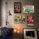 thumbnail image 2 of 4 Uds. 66 Placa Metal Vintage para Coche Pintura Hierro Rectangular Kit El 20x30cm, 2 of 9