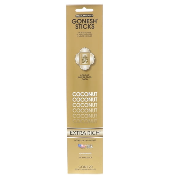 Gonesh Extra Rich Coconut Incense 20 Sticks