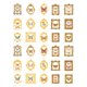 thumbnail image 4 of 30 pegatinas DIY para decorar, pegatinas para diario, planificador, tarjetas. Estilo A, 4 of 9