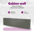 thumbnail image 3 of vidaXL Gabion Basket with Lids, Galvanized Steel Gabion Wall, Gabion Cage, 236,2"x11,8"x59,1", 3 of 6