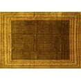 thumbnail image 1 of Ahgly Company Machine Washable Indoor Rectangle Persian Yellow Traditional Area Rugs, 6' x 9', 1 of 4
