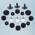 thumbnail image 1 of MERRYHAPY 21Pc Drum Anti Friction Felt Pads Black Replacement Washers for Secure Cymbal Setup, 1 of 8