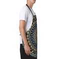 thumbnail image 3 of Picia Dot Mandala Waterproof Apron for Unisex Adult - Adjustable Bib Apron with Pockets, Ideal for Cooking, Gardening, Painting, and Household Chores, 3 of 9