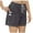 Gray, variant on Pxkloy Women's Cargo Shorts High Waisted Drawstring Wide Leg Casual Short Summer Loose Outdoor Hiking Shorts with Pockets Black,M
