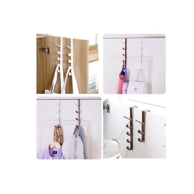 Toystoory Broche de toalla de 2 piezas, accesorios multiusos para el hogar, organizador de abrigos multicolor, artesanía, gancho para puerta, mochila, Almacenamiento y organización del hogar Negro Toystoory HA045174-03