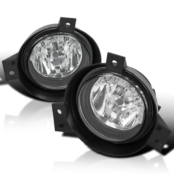 Spec-D Tuning Chrome Fog Lights w/ Bulbs Compatible with 2001-2003 Ford Ranger, L R Pair Assembly