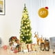thumbnail image 2 of Árbol de Navidad Goplus artificial delgado de 1,8 m con 400 puntas, 2 of 9