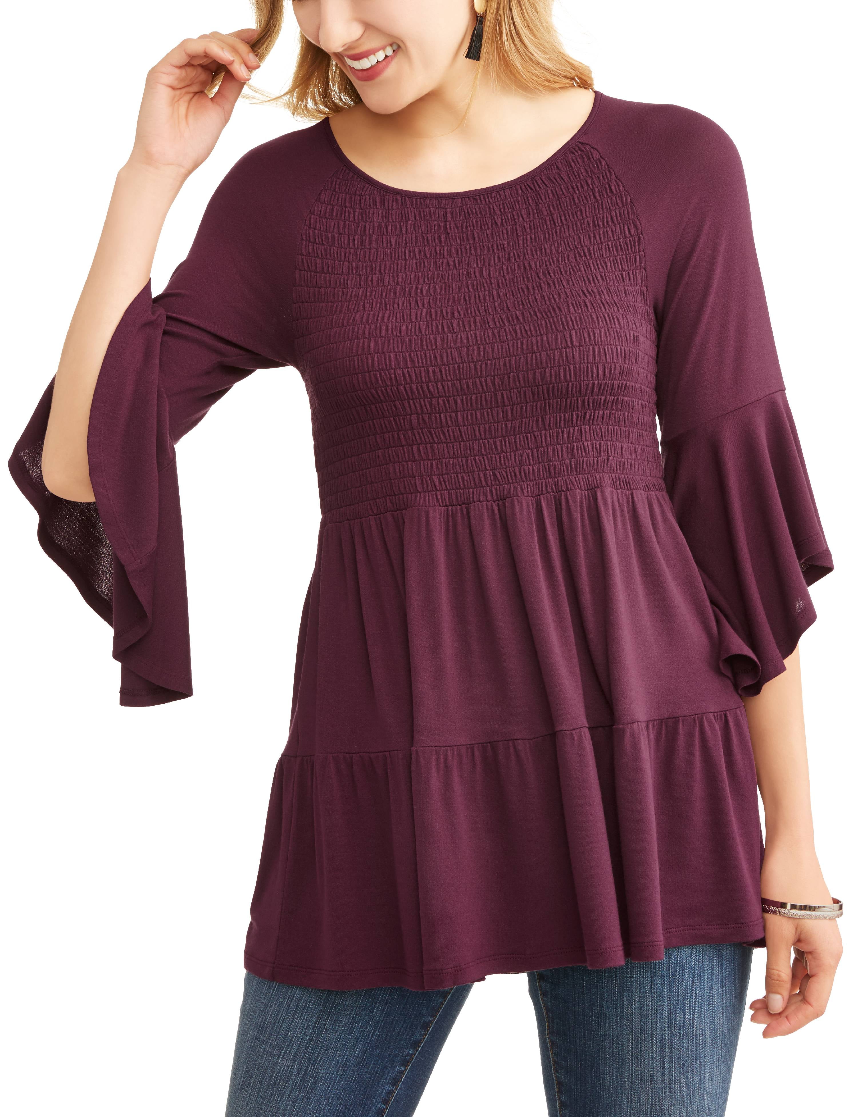 Leather Tiered Top main image 0