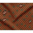 thumbnail image 1 of Tissu Taffetas Imperméable d'Extérieur par 2 Yard - Soimoi Imprimé Floral Brun / Résistant aux UV / Idéal pour Housses de Coussins, Imperméables, Rideaux de Douche et Plus / Largeur 56 Pouces, 1 of 7