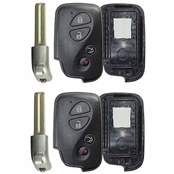 KeylessOption Keyless Entry Remote Key Fob Car Smart Key Shell Case Button Cover Replacement 