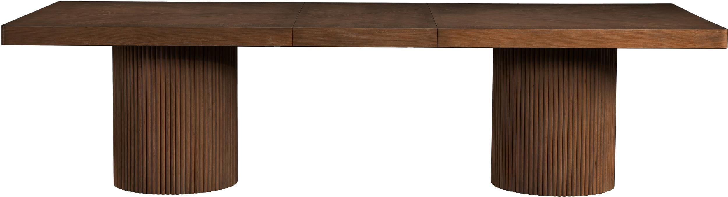 Meridian Furniture Belinda Brown Acacia  with Veneer Dining Table